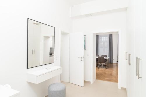 Ванна кімната в Stadlau Live Apartments