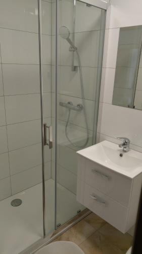 Bilik mandi di Motel i Restauracja "Pod Basztą"