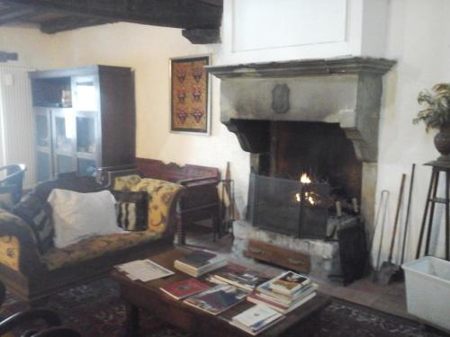 Posezení v ubytování B&B Borgo del Fornello