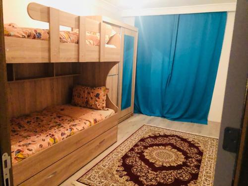Uma ou mais camas em beliche em um quarto em Barbaros Hayrettin Paşa Mahallesi, 2302. Sokak D:2A/1, 34522 Esenyurt/İstanbul, Turkije Appartement