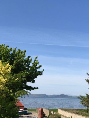 a view of a body of water with a tree at Inchrye Bed & Breakfast in Inverness