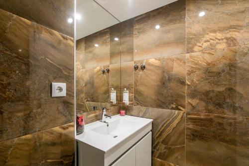Kylpyhuone majoituspaikassa Casa de Cristal