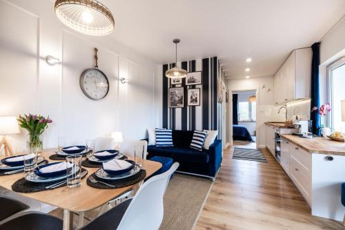 Niebieskie Apartamenty Rowy Apartament 13 z klimatyzacją 100 m do plaży dawniej Blue Marine