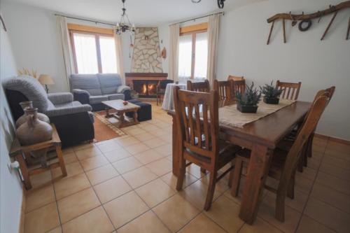 Dining area in the country house