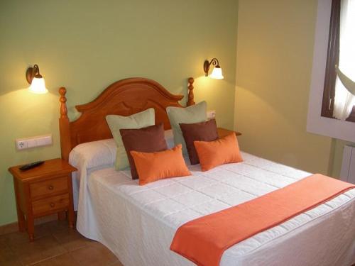 Postel nebo postele na pokoji v ubytování Casa Rural Arriortua