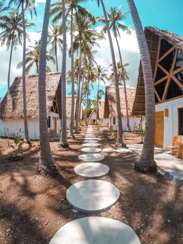Zahrada ubytování Bermuda Triangle Bungalows