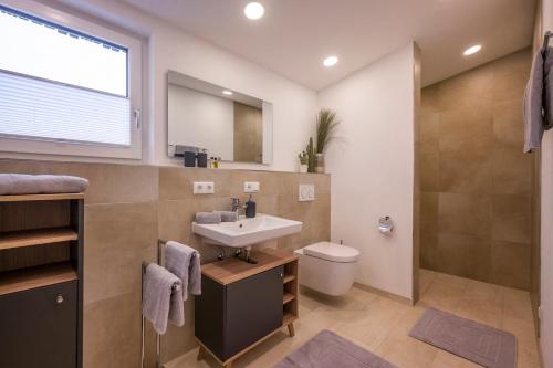 Kúpeľňa v ubytovaní Haus Haag