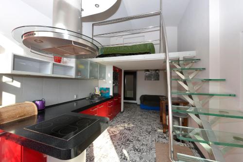 Una cocina o zona de cocina en Apartamenty w Centrum Miasta - Bielsko-Biała