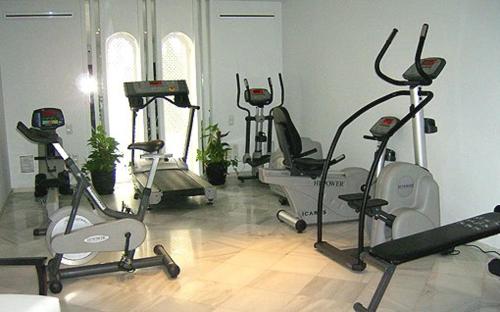 Fitness centrum a/nebo fitness zařízení v ubytování Hotel Suites Albayzin Del Mar