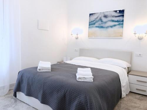 Krevet ili kreveti u jedinici u objektu Sanremo Dream - Garibaldi