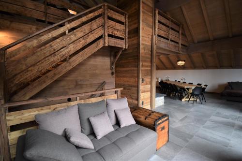 Χώρος καθιστικού στο VAUJANYLOCATIONS - Chalet Opaline