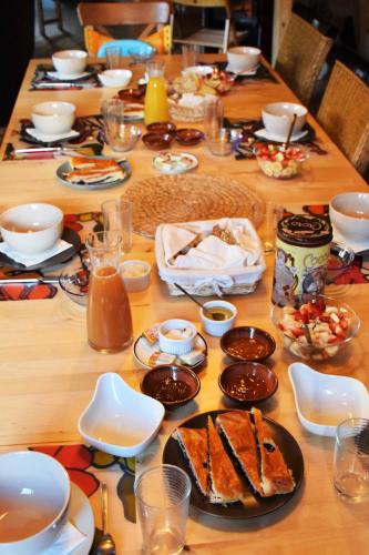 Jídlo v penzionu nebo okolí