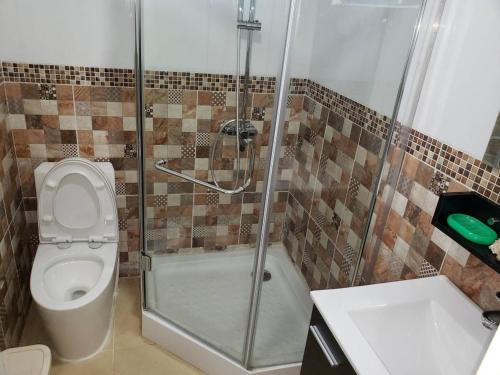 Ванная комната в Apartamentos Roman