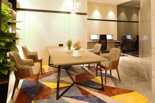 Hampton By Hilton Hangzhou Future Sign Technology Cityにあるシーティングエリア
