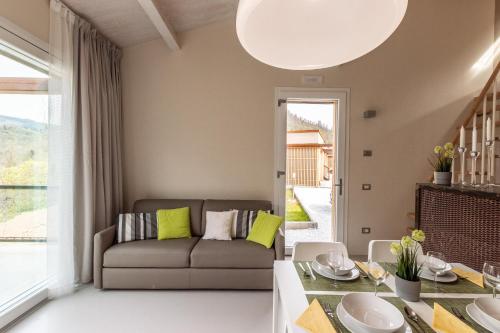 Posezení v ubytování L'ALBEROCASA Eco Residence