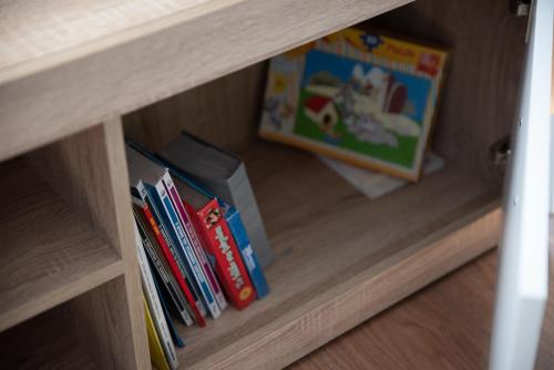 Biblioteca en el apartamento
