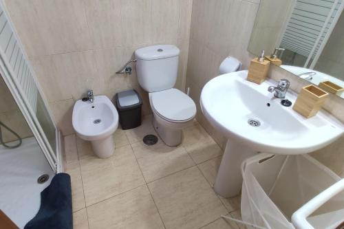 A bathroom at Canarian village house