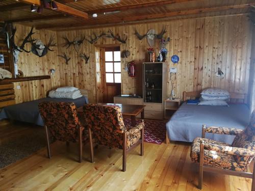 Postel nebo postele na pokoji v ubytování Kukka Holiday House