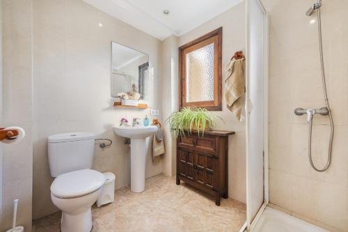 Et badeværelse på Apartment Lauba