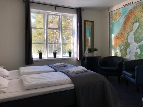 Postel nebo postele na pokoji v ubytování Hedenstugan B&B Hotel