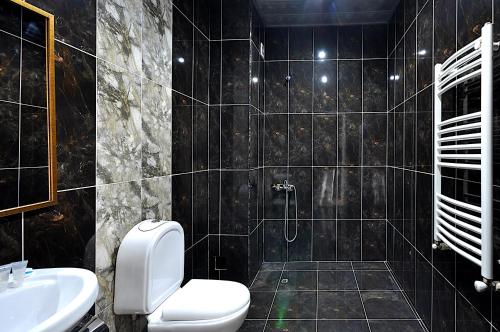 Koupelna v ubytování Hotel Marsel