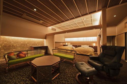 Posezení v ubytování Kyo Yunohana Resort Suisen