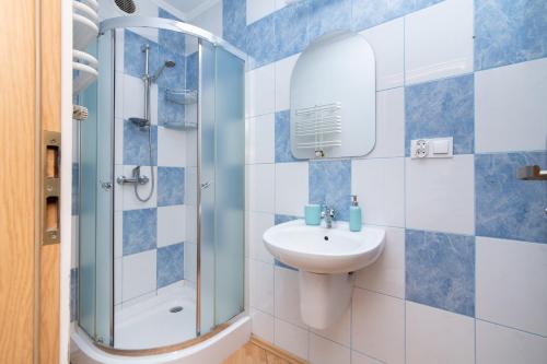 Koupelna v ubytování Villa Tara
