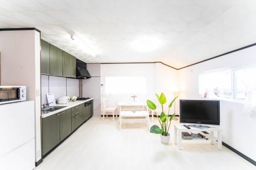 Kuchyňa alebo kuchynka v ubytovaní 9 min to Yokkaichi Tomida STN House