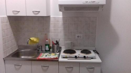 Kuchyňa alebo kuchynka v ubytovaní Villa Glori affitto camere monolocali