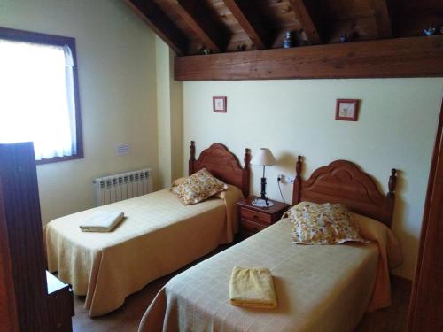 Postel nebo postele na pokoji v ubytování Casa Rural Irugoienea