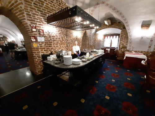 Posezení v ubytování Gościniec Ryński Młyn