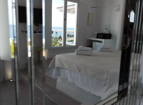 Katil atau katil-katil dalam bilik di Mykonos Pantheon