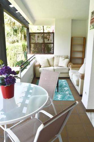 Puerto Banus with private garden