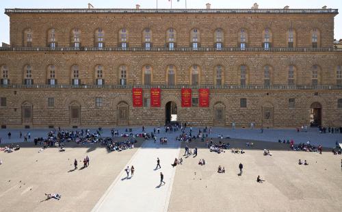 Panoramic View 2 Pitti Palace Close 2Ponte Vecchio