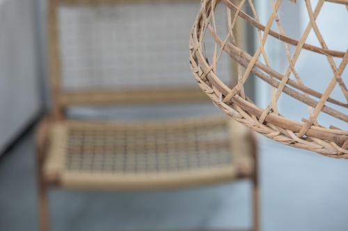 a close up of a basketball hoop at Melidonia Suites in Akrotiri
