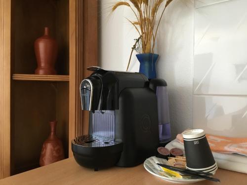 Oprema za pripravo čaja oz. kave v nastanitvi Apartamentos Atalayas Extremadura