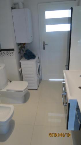 Vannas istaba naktsmītnē Apartament 8