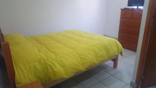 Ένα ή περισσότερα κρεβάτια σε δωμάτιο στο Hotel y Cabañas Rural Mirador del Maipo