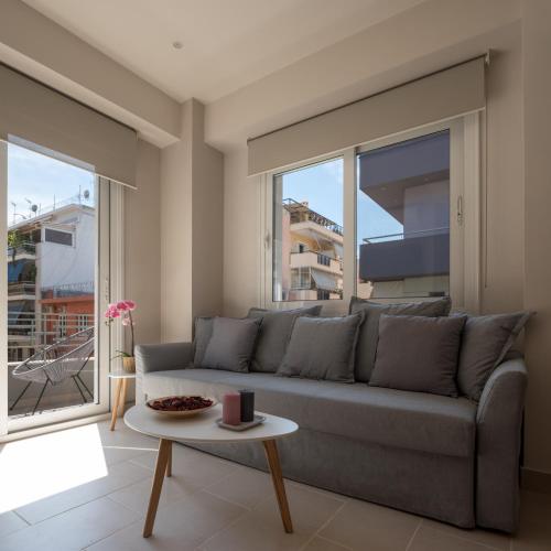 Posezení v ubytování 12 Keys Athens Apartments