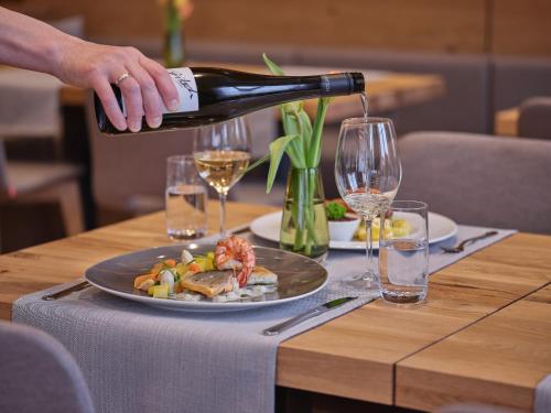 Nápoje v ubytování Gasthof Hotel Jägerwirt
