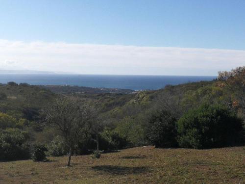 a view of the ocean from the top of a hill at Natures Gem of Mosselbay in Mossel Bay