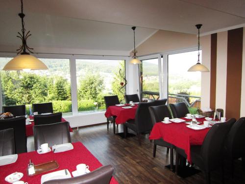 Χώρος καθιστικού στο Apartmenthaus Weber