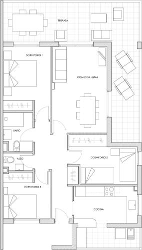 Apartamento en Primera Linea de Playa con PISCINA, PARKING Y WIFI - Playa Dorada -
