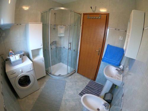 Koupelna v ubytování Kvajera Apartment