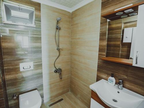 Koupelna v ubytování Sofia Beach Residence