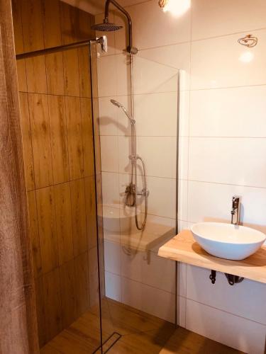 Ένα μπάνιο στο Domek Eden 7 Kaszuby balia sauna alpaki