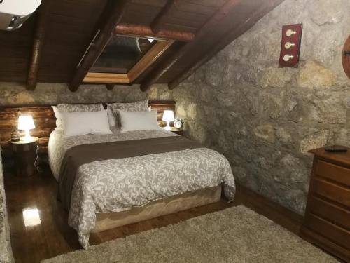Postel nebo postele na pokoji v ubytování Casa rural La Borriquita