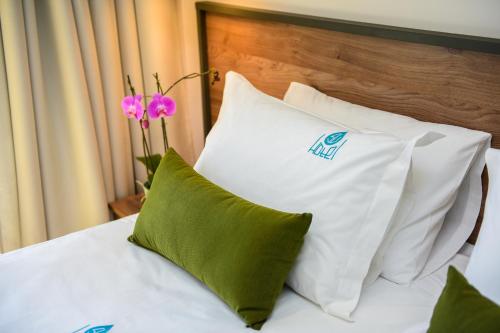 Cama o camas de una habitación en SU Hotel