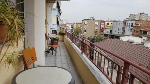 Balkón nebo terasa v ubytování Central Apartments Shoshi
