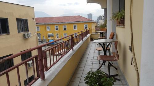 Balkón nebo terasa v ubytování Central Apartments Shoshi